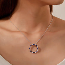 1.45 CTW Open Circle Necklace N0328BTP20