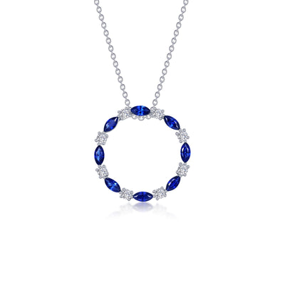 Lafonn Kaleidoscope Blue Necklace SYN018SP20