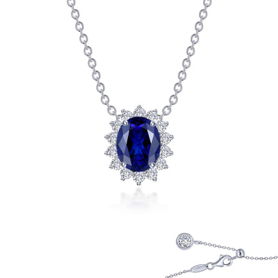 Lafonn Kaleidoscope Blue Sapphire Necklace SYN024SP20