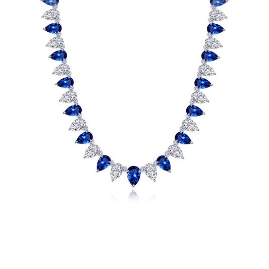 Lafonn Kaleidoscope Sapphire Necklace SYN029SP16