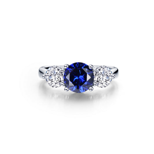 Lafonn Kaleidoscope Round Sapphire Ring SYR020SP06