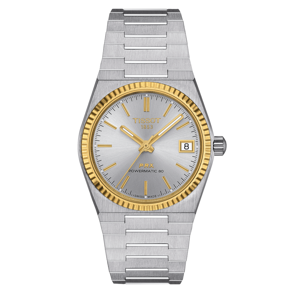 Tissot PRX Powermatic 80 35mm Steel and 18K Gold Bezel T931.207.41.031.01