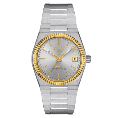 Tissot PRX Powermatic 80 35mm Steel and 18K Gold Bezel T931.207.41.031.01