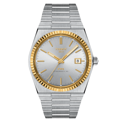 Tissot PRX Powermatic 80 Steel and 18K Gold Bezel T931.407.41.031.01