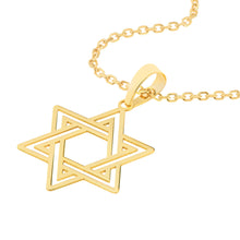 Star Of David Pendant Interlocking