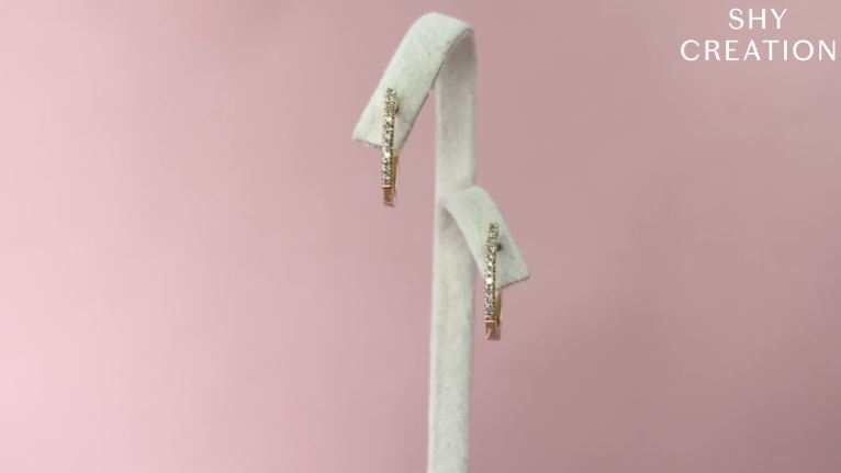 shy-creation-0-08ct-diamond-huggie-earring-sc55001597