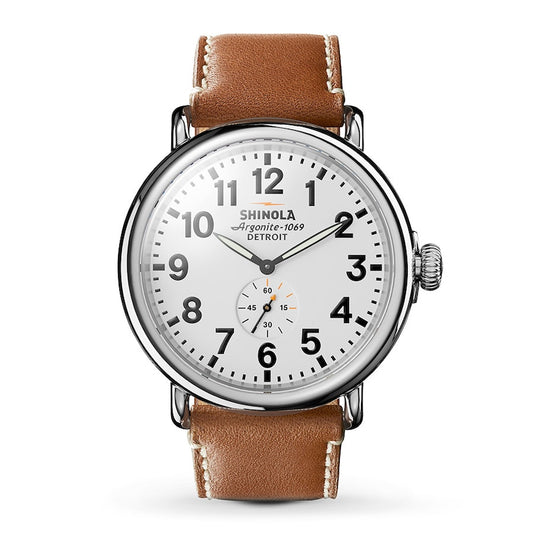 Shinola Runwell Watch S0110000010-1-Wht-47-USA