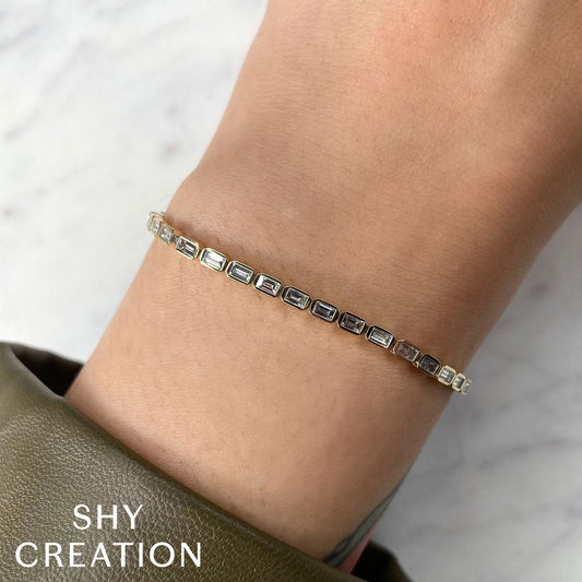 2-20ct-diamond-baguette-bezel-tennis-bracelet SC22009085