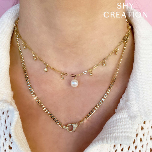 shy-creation-0-27ct-diamond-link-necklace-sc55023203z18
