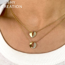 Shy Creation 0.07Ct Diamond Mobius Circle Necklace SC55024230