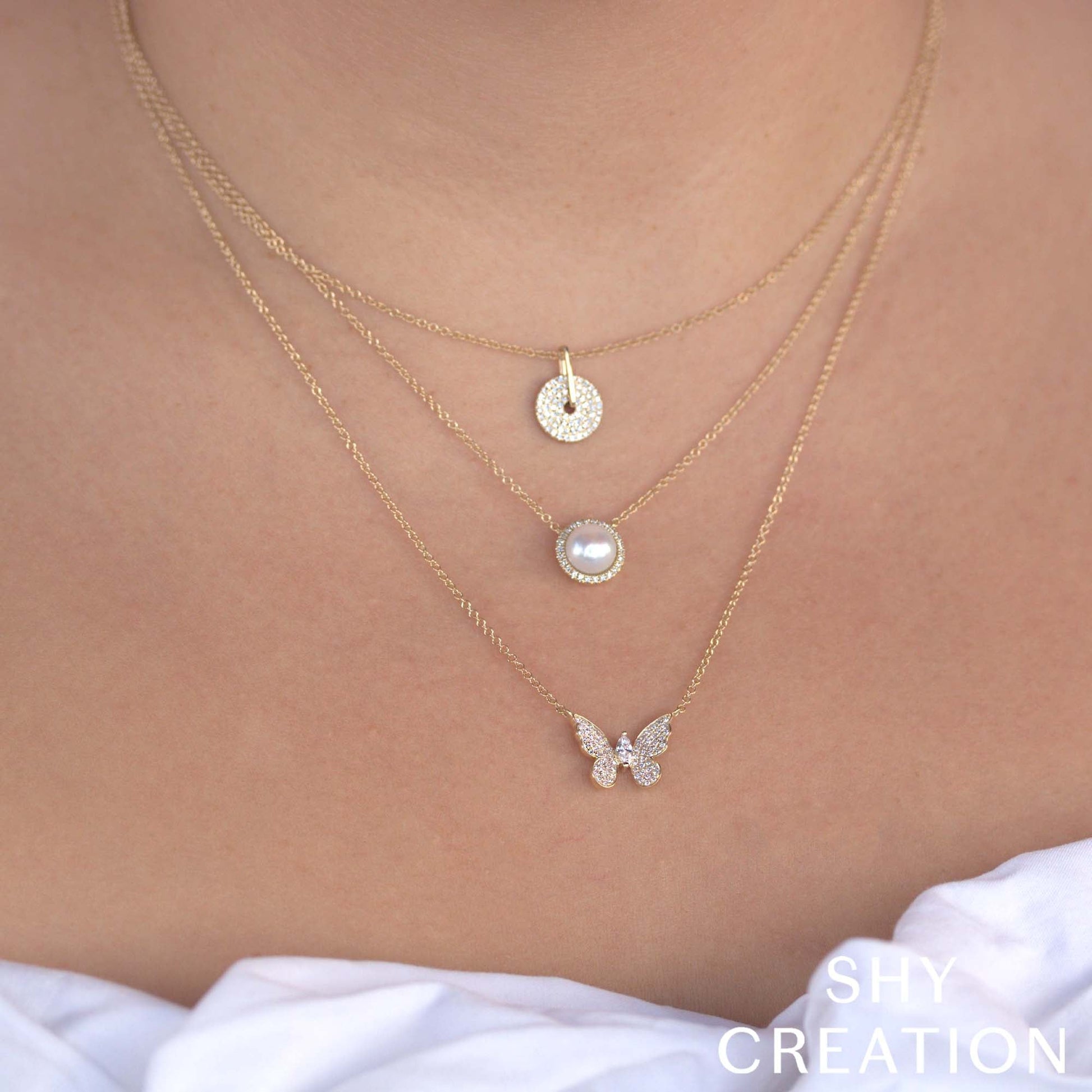shy-creation-0-23ct-diamond-marquise-butterfly-necklace-sc55024534