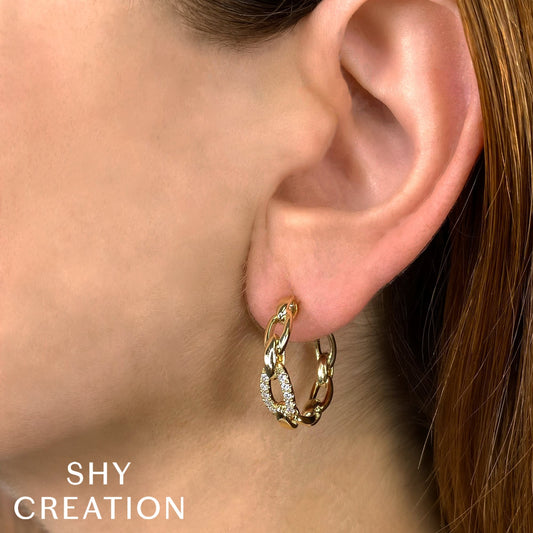 0-25ct-diamond-link-hoop-earring