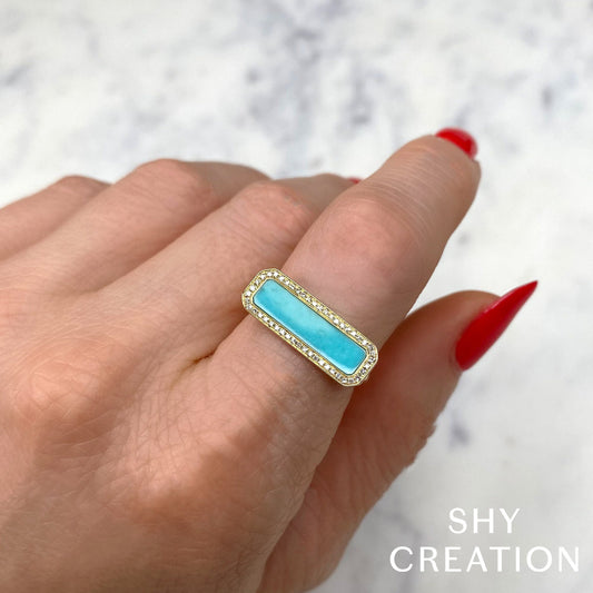0-11ct-diamond-1-03ct-composite-turquoise-bar-ring