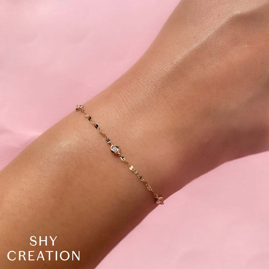 shy-creation-0-10ct-7-diamonds-by-the-yard-sparkle-chain-bracelet-sc55025786