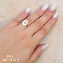 Shy Creation 0.18Ct Diamond North Star Oval Ring SC55026880