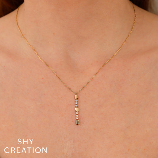 shy-creation-0-09ct-diamond-bezel-geo-cut-lariat-necklace-sc55027182
