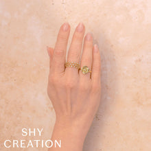 Shy Creation 0.07Ct Diamond Flower Ring SC36214961