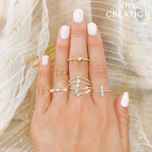 Shy Creation 0.17Ct Diamond Pear Bezel Ring SC55021540