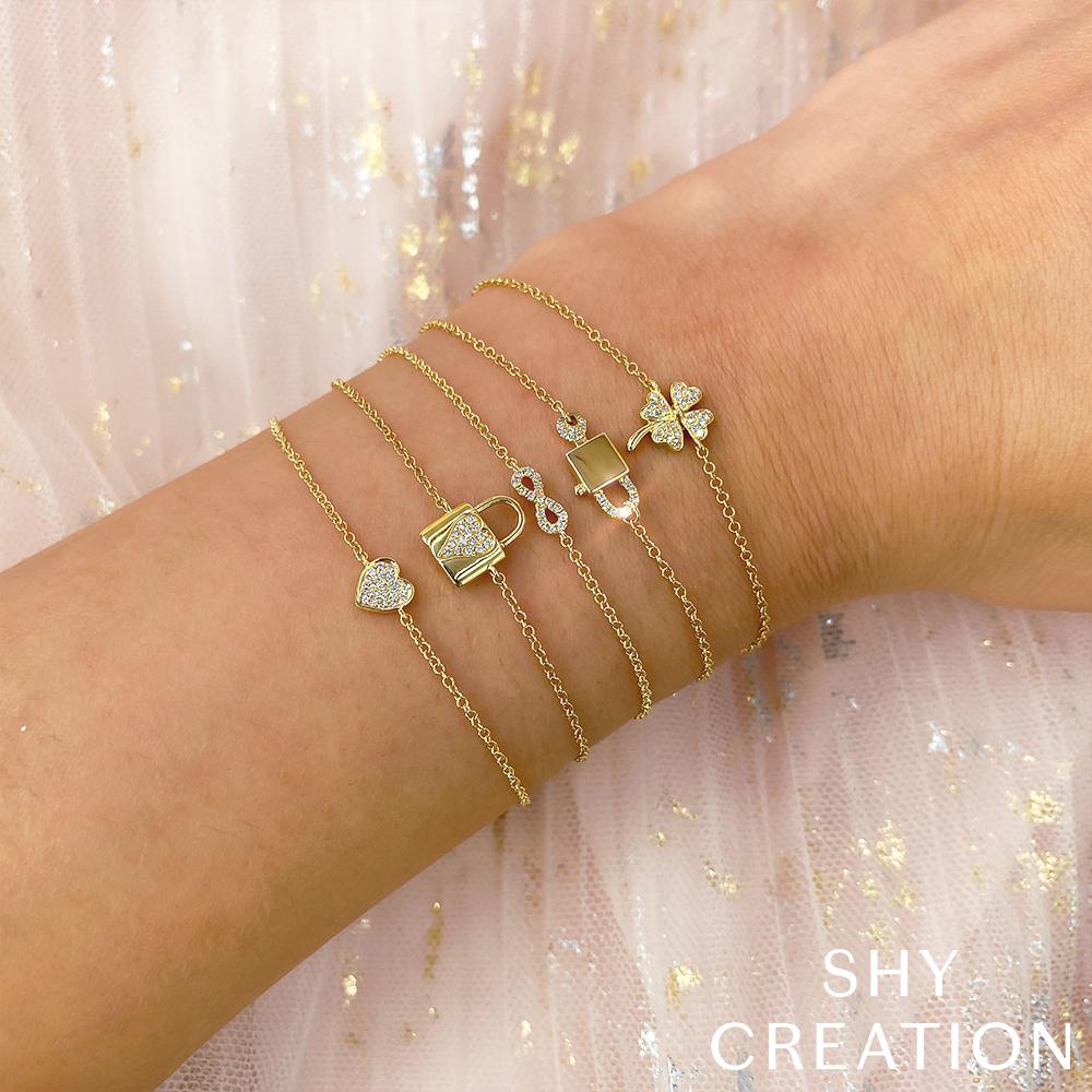 shy-creation-0-04ct-diamond-pave-heart-bracelet-sc55002976