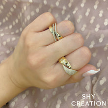 Shy Creation 0.19Ct Diamond Bridge Ring SC55021093