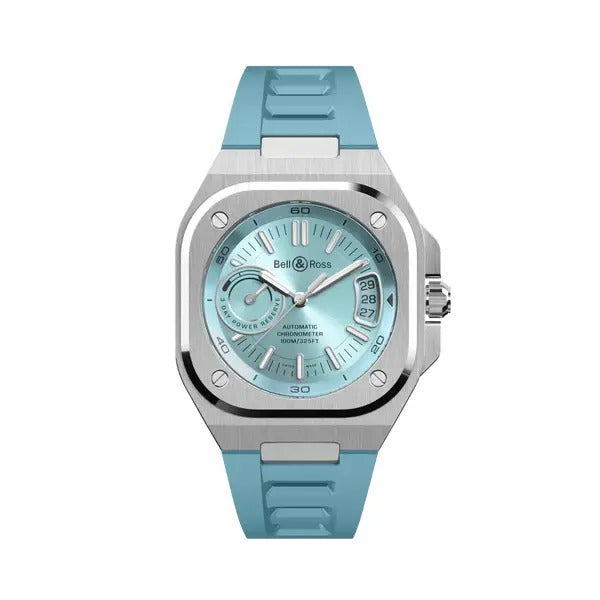 BELL & ROSS ICE BLUE 41MM BRX5R-IB-ST/SRB