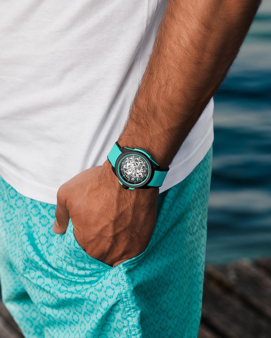 Norqain Wild ONE Skeleton 42mm
Turquoise N3000.07Q27.B07