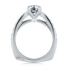 A.Jaffe Engagement Rings Classic Pinched Shank Cathedral Engagement Ring MES233/52