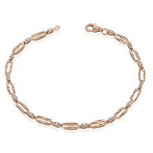 Bracelet in 14k Gold with Diamonds ZB263