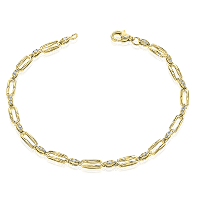 Bracelet in 14k Gold with Diamonds ZB263