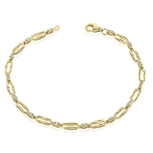 Bracelet in 14k Gold with Diamonds ZB263