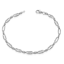 Bracelet in 14k Gold with Diamonds ZB263