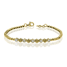 Bracelet in 14k Gold with Diamonds ZB279