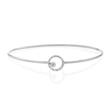 Bangle in 14k Gold with Diamonds ZB305