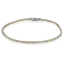 Bracelet in 14k Gold with Diamonds ZB822