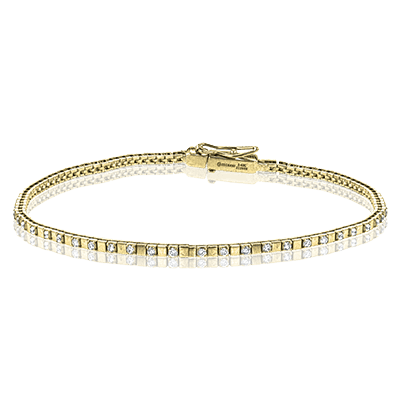 Bracelet in 14k Gold with Diamonds ZB822
