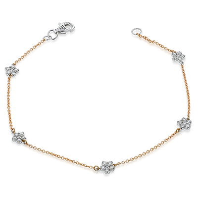 Bracelet in 14k Gold with Diamonds ZB827