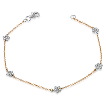 Bracelet in 14k Gold with Diamonds ZB827