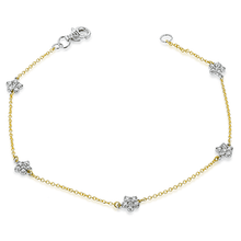 Bracelet in 14k Gold with Diamonds ZB827