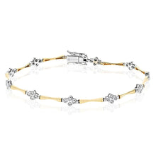 Bracelet in 14k Gold with Diamonds ZB838