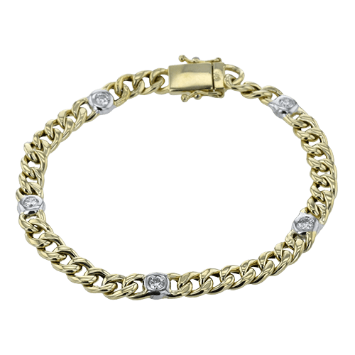 Bracelet in 14k Gold with Diamonds ZB862