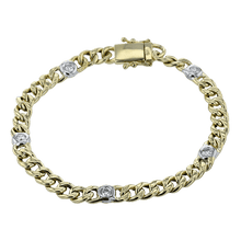 Bracelet in 14k Gold with Diamonds ZB862