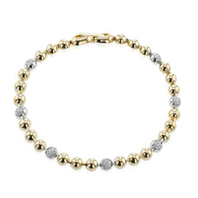 Bracelet in 14k Gold with Diamonds ZB863