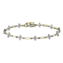 Bracelet in 14k Gold with Diamonds ZB876