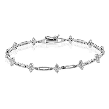 Bracelet in 14k Gold with Diamonds ZB876