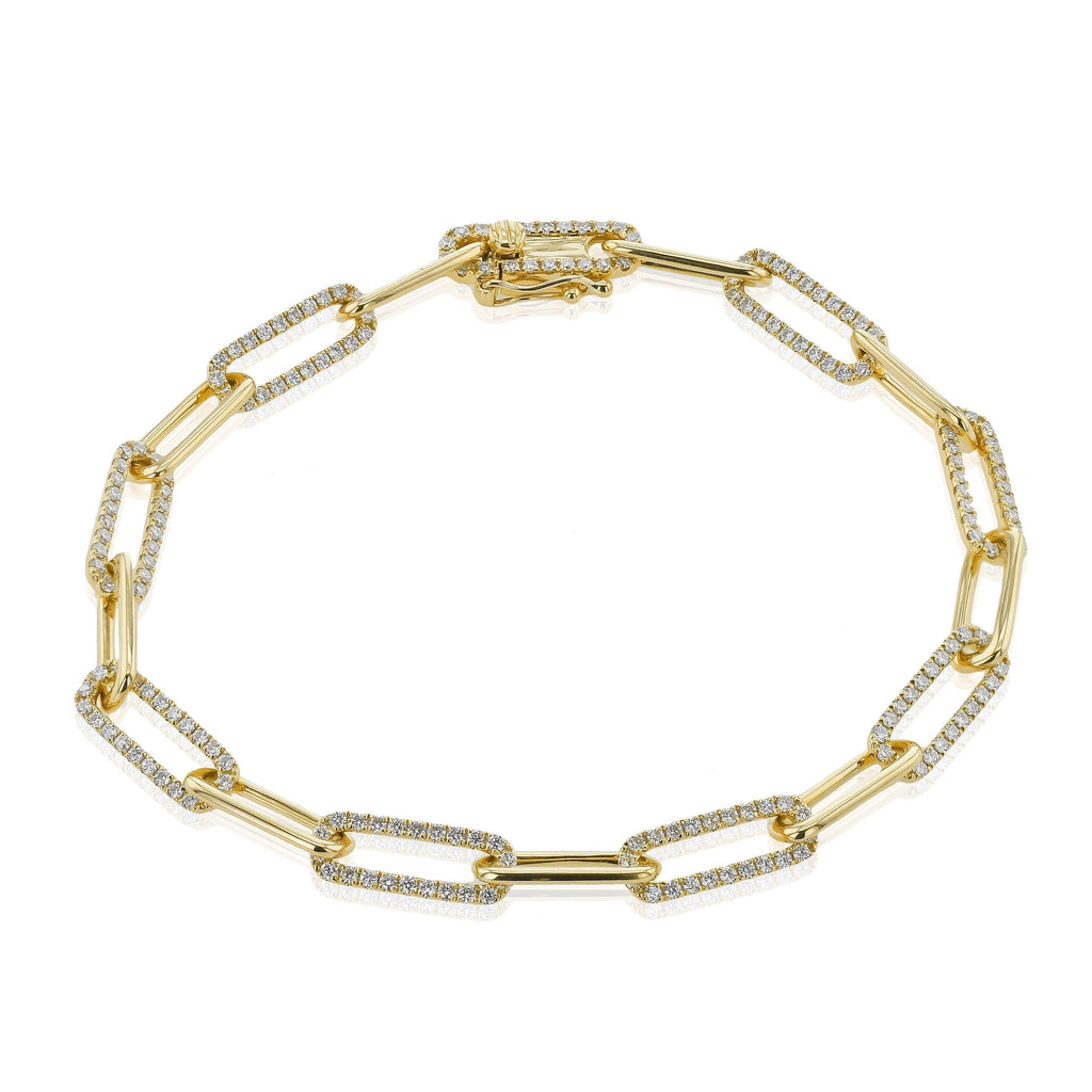 Bracelet in 14k Gold with Diamonds ZB885