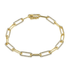 Bracelet in 14k Gold with Diamonds ZB885