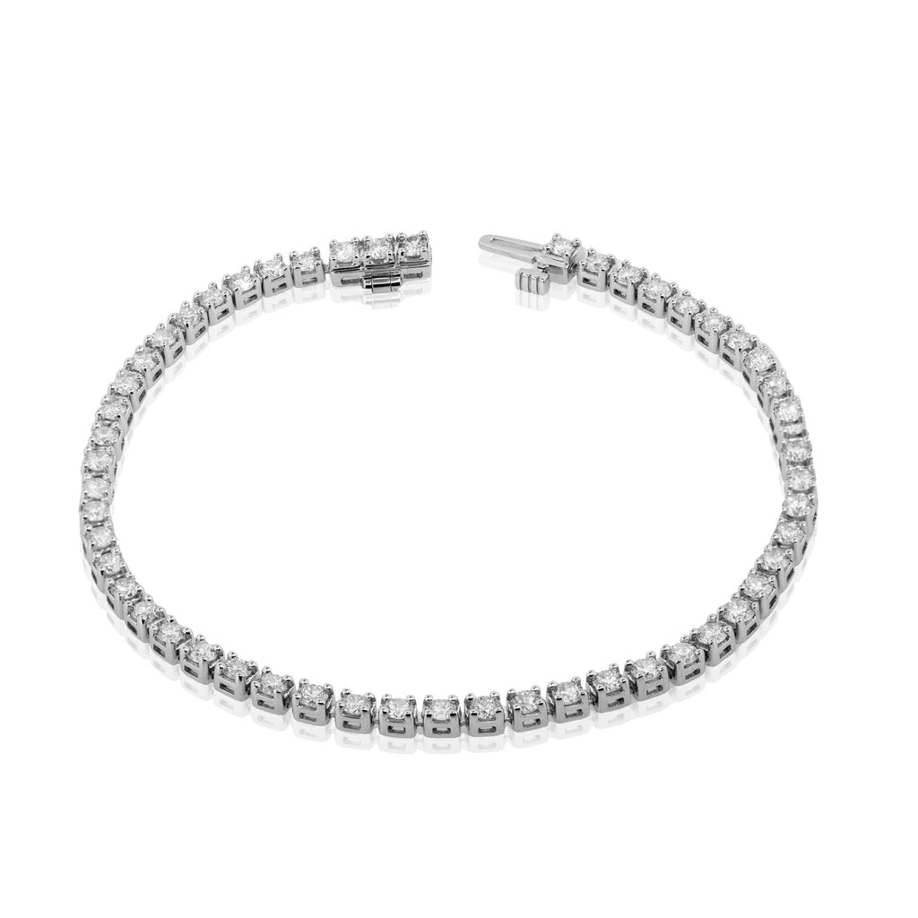 Tennis Bracelet in 14k Gold with Diamonds ZB904