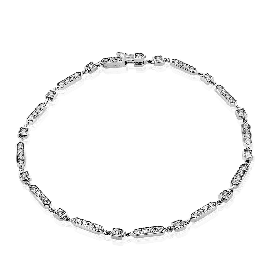 Bracelet in 14k Gold with Diamonds ZB906