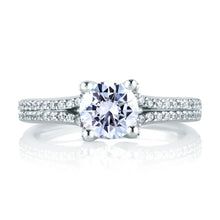 A.Jaffe Engagement Rings Classic Pave Split Shank Engagement Ring MES178/128