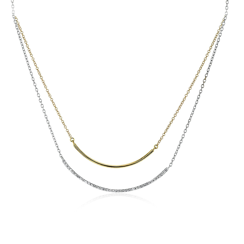Necklace in 14k Gold with Diamonds ZP1169